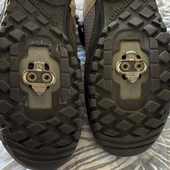 Shimano SPD Velcro Cycling Shoes Women Size 8/ unisex - Black & Yellow SH-MO37W - Picture 7 of 12